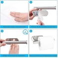 thumbnail image 5 of Self Adhesive Toilet Paper Holder - Stainless Steel Wall Mount Self Adhesive Toilet Paper Holder - Strong Adhesive & Waterproof without Drilling (Brus, 5 of 5