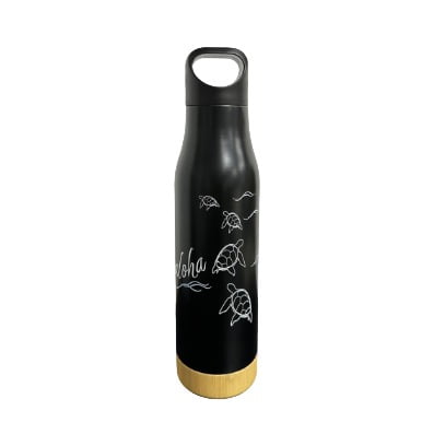 Insulated Water Bottle with Turtle Design