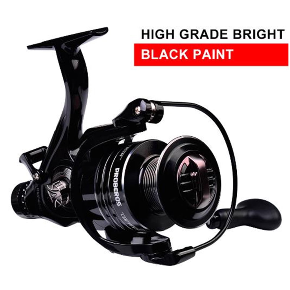 Eyotto One-handed Reel All Metal Double Cup Fishing Reel, Double Brake Fishing Line Reel Fishing Accessories