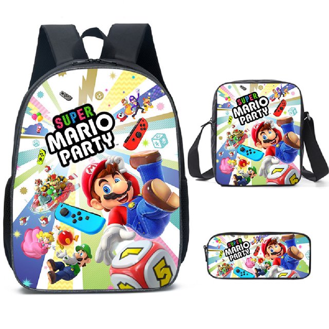 Rick And Morty School Bag Three-piece, Multi-size Backpack, Student School Bag