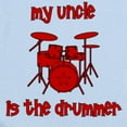 thumbnail image 2 of CafePress - My Uncle Is The Drummer Infant Bodysuit - Baby Light Bodysuit, Size Newborn - 24 Months, 2 of 4