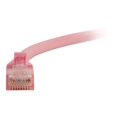 thumbnail image 1 of C2G 4ft Cat6a Snagless Unshielded (UTP) Network Patch Ethernet Cable-Pink - Patch cable - RJ-45 (M) to RJ-45 (M) - 4 ft - UTP - CAT 6a - molded, snagless, stranded - pink, 1 of 3