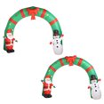 thumbnail image 4 of Christmas Arch, Easy To Store Christmas Inflatable Arch Built In LED Lights Reusable  For Decorations EU Plug 220-240V, 4 of 8