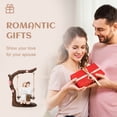 thumbnail image 2 of MOAMUN Romantic Couples Swing Statue, Loving Together Sculpture, Valentine's Day Gift for Couple Wife Women Her, 2 of 7