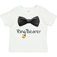 thumbnail image 3 of Inktastic Ring Bearer- black bow tie Boys or Girls Toddler T-Shirt, 3 of 5