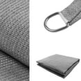 thumbnail image 3 of Triangle Sun Shade Sail 20 x 20 x 20 Ft UV Block Fabric Grey, 3 of 5