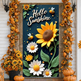 thumbnail image 6 of Colorful Flowers Hummingbird Banner Butterfly Accent Floral Backdrop Spring Vibrant Petals Garden Display for Garden Party Spring Decoration Wedding Backdrop, 6 of 9