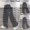 Gray a2, variant on UQJfacai Boys Cargo Pants Baggy Wide Leg Casual Pants Elastic Waist Straight Athletic Sweatpants with Pockets Preppy Clothes 5-15 Years