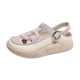 thumbnail image 4 of Sandalias de verano para mujer, sandalias informales con , sandalias transpirables sin cordones, suela de goma suave, punta cerrada para Violeta Fernando sandalias de plataforma, 4 of 8