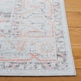 thumbnail image 4 of SAFAVIEH Tucson Alyx Oriental Machine Washable Area Rug, Light Grey/Light Green, 8' x 10', 4 of 9
