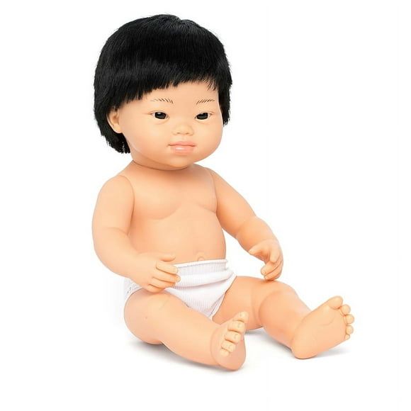 MINILAND EDUCATIONAL 15IN DOLL DOWN SYNDROME ASIAN BOY