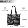 thumbnail image 4 of Boho Abstract Elephant Travel Duffel Bag for Women, Floral Mandala Artistic Pattern Tote with Gentle Giant Design, Lightweight Weekender for Daily Use, 4 of 5