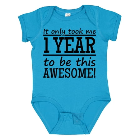 

Inktastic 1 year to be this awesome Boys or Girls Baby Bodysuit