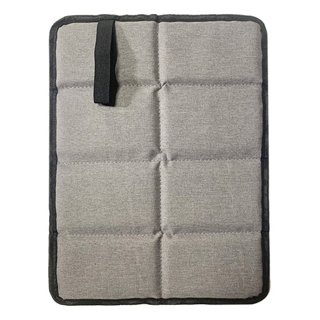 Juego de 2 cojines para asiento de exterior, plegables, cojín de asiento térmico para exteriores, tapete para asiento, impermeable, portátil, colchoneta para dormir, plegable para patio de recreo al