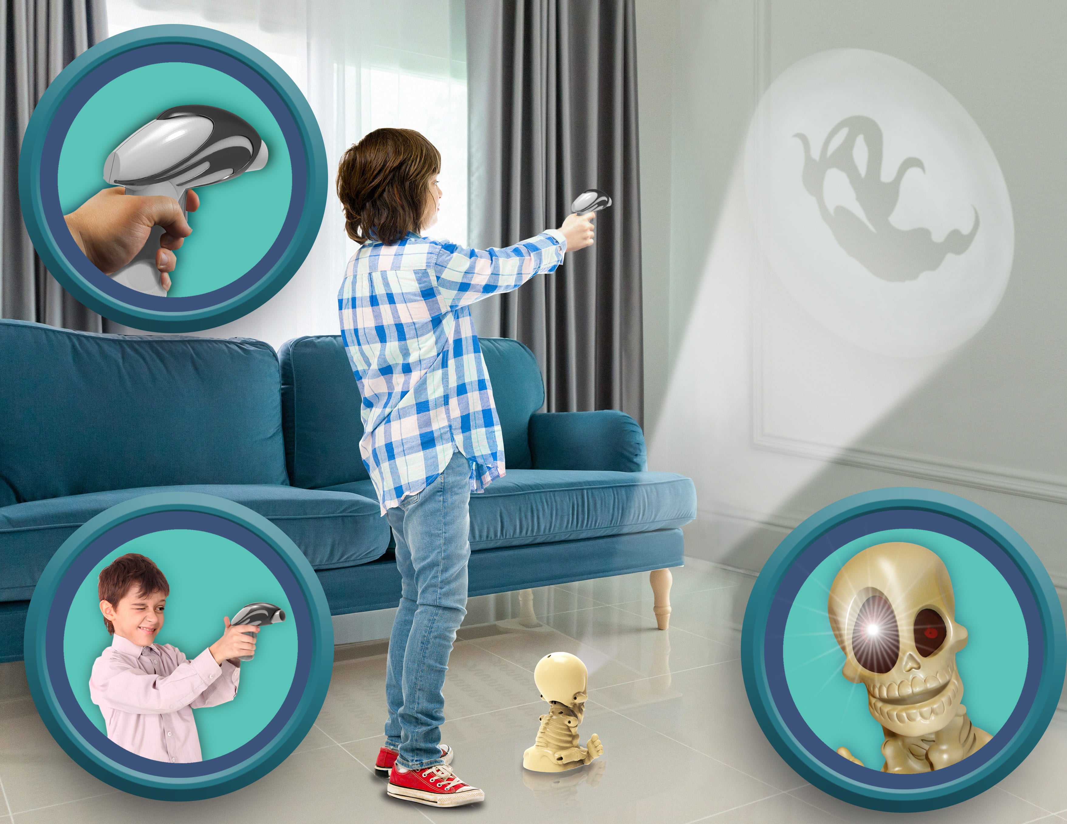 Fotorama Johnny the Skull, Blast the Ghosts for Fun and Adventure, for Children 5+