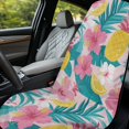 thumbnail image 4 of XYZCANDO Car Seat Towel Covers Tropical Floral & Pineapple Print Seat Covers for Picnic Gym, Easy Install Machine Washable Car Seat Cover Towel for Sedans SUV, 4 of 11