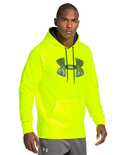 neon yellow under armour hoodie