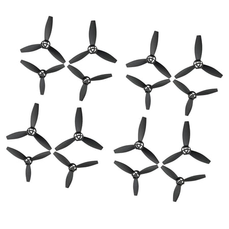 16PCS For Quadcopoter Accessories Parts Blade Propellers Set Black