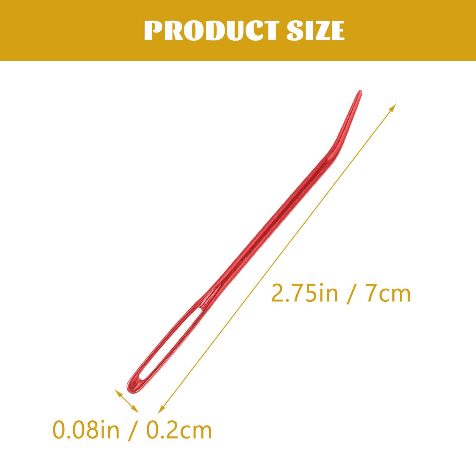 8pcs Convenient Yarn Needles Multifunction Darning Needles LargeEye