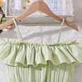 thumbnail image 6 of Bearichfupo Children's Clothes Children's Girls Summer Suspender Solid Color Dress Princess Dress, Sizes 5-6 Years, 6 of 6