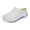 White, variant on Men's Non Slip Clogs Water Proof Chef Work Nursing Shoes Comfortable Gardener Men Indoor Outdoor Walking Slides Blue 10
