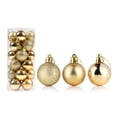 thumbnail image 1 of 24Pcs Christmas Ball Delicate Reusable High Gloss  Tree Decor Ball Pendant Home Decor, 1 of 9