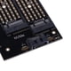 thumbnail image 3 of / -based M.2 -e 3.0 X 4 Compatibilidad Con La Tarjeta Del Convertidor 2230 2242 2260 2280 22110 shamjiam Tarjeta de expansión dual PCIE NVME, 3 of 9