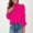 Hot Pink, variant on Ketyyh-chn99 Dress Shirts for Women Ladies Casual Solid Color Blouse Shirts Hot Pink,S