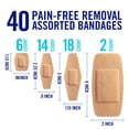 thumbnail image 2 of Bandages Nexcare Duo, tela flexible, surtida, 40 unidades, 2 of 9