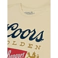 thumbnail image 2 of Tee Luv Coors Banquet Faded Beer Logo Cream T-Shirt (Men's) (M), 2 of 4