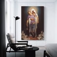 thumbnail image 3 of Jesus Christ Wall Art - Vigil And Forgiven Room Aesthetic Poster Print Art Wall Painting Canvas Posters Gifts Modern Bedroom Decor 16x24inch(40x60cm), 3 of 6