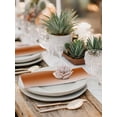 thumbnail image 6 of Cloth Napkins 1 Piece - 20x20 Inches, Gray Orange Washable Reusable Table Napkins, Modern Gradient Geometric Soft & Absortbent Dining Napkin for Party Wedding Hotel Restaurant, 6 of 8