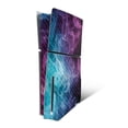 thumbnail image 1 of MightySkins Carbon Fiber Skin Compatible with Playstation 5 PS5 Slim Disk Edition Console Only - Mystic Smoke | Protective, Durable Textured Carbon Fiber Finish | Easy to Apply | Made in The USA, 1 of 4