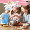 thumbnail image 5 of TiokMc Kids Cooking Set, 11 Piece Chef Role Play Kit for Girls Ages 3-8, Includes Apron, Chef Hat, Oven Mitt, Utensils & Baking Tools, Pretend Play Kitchen Gift, White, 5 of 8