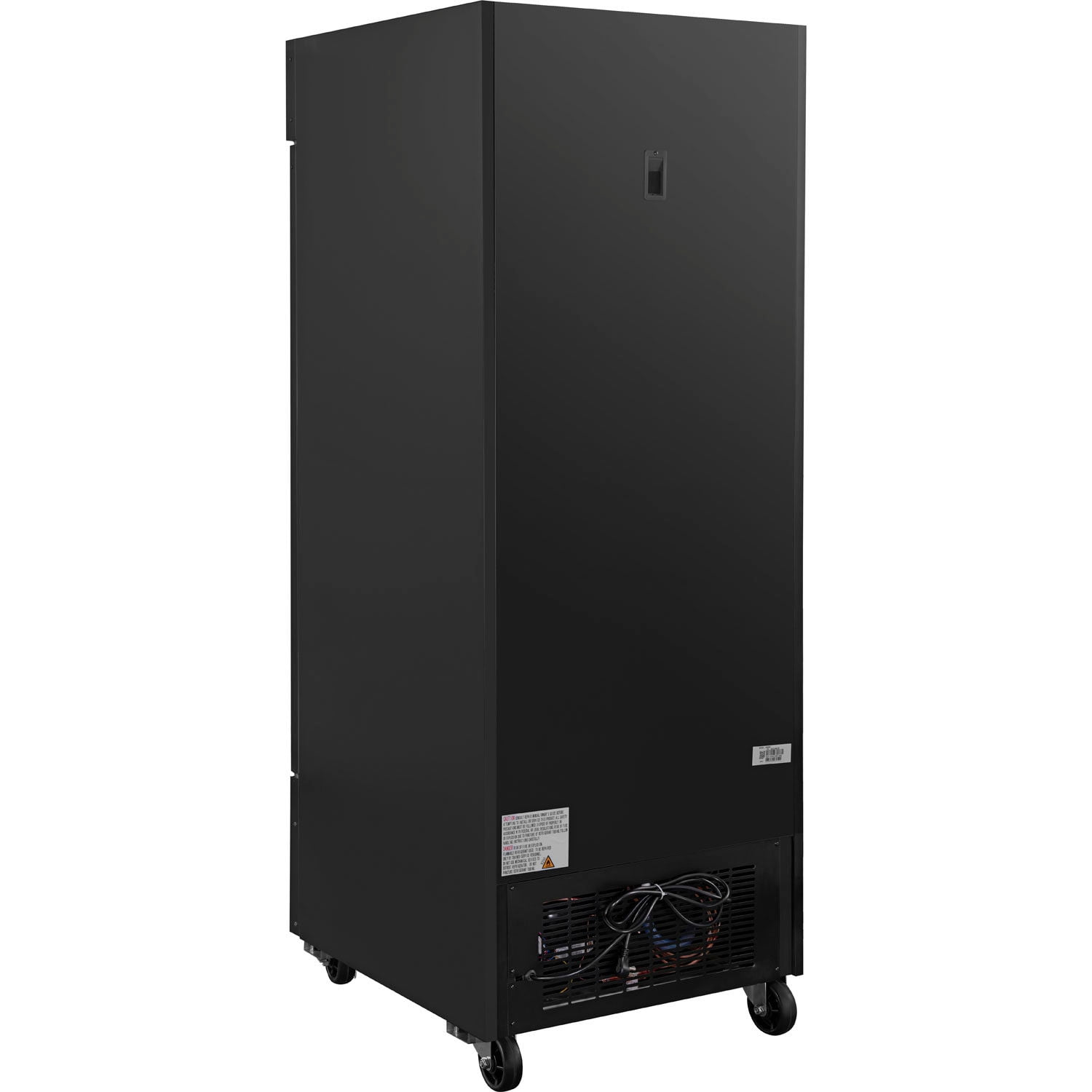 Nexel® Merchandiser Freezer, Glass Door, 23 Cu. Ft., Black