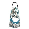 thumbnail image 2 of Snorlax Apron with Pockets Apron Aprons for Women Men Watercolor Aprons Chef Cooking Aprons Baking Aprons Gardening Aprons 28 x 33 inch, 2 of 4