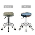 thumbnail image 5 of Haiem Gold And Blue Fireworks Print Cushion Round Bar Chair Seat Cover Bar Chair Cushion Covers Elastic Washable Bar Chair Cover,Protects from Scratches and Stains-13 inch, 5 of 7