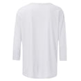 thumbnail image 3 of Lpmadey Leopard Print Tops for Women Y2k Funny Graphic 3/4 Sleeve Crewneck Summer T-Shirt Plus Size Tunic Tops, 3 of 4