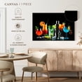 thumbnail image 5 of Elephant Stock Bar Cocktails Wall Art - Horizontal Canvas Wall Art - Dining Room Wall Decor - Food And Drink Canvas - Black And Orange Decor - 30" x 20", 5 of 8
