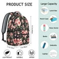 thumbnail image 6 of "Wildflower Print Backpack for Women & Teens - Sunflower Themed, Water-Resistant, Laptop Sleeve, Ideal for School, College, Work, Travel - Floral Fashion", 6 of 6