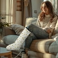 thumbnail image 2 of Jiueut Daisy Leg Cast Covers Foot Cast Covers for Shower Adult Size M Walking Boot Cover Orthopedic Medical Air Walker Boot Foot Cast Cover Easy to Clean Foot Cast Covers, 2 of 7