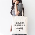 thumbnail image 2 of Koyal Wholesale Mom Life Canvas Tote Bag, Mommy Bag, 1-Pack, 2 of 5