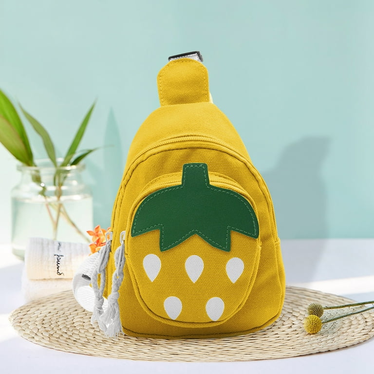 SDJMa Cute Fruit Strawberry Sling Bags Shoulder Backpack CrossBody Backpack Casual Daypack for Girls Women Ladies Walmart