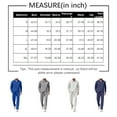 thumbnail image 3 of Men Full Zip Tracksuit Set Two Piece Long Sleeve Jacket and Pants Athletic Leisurewear Outfit for Daily Use, 3 of 5