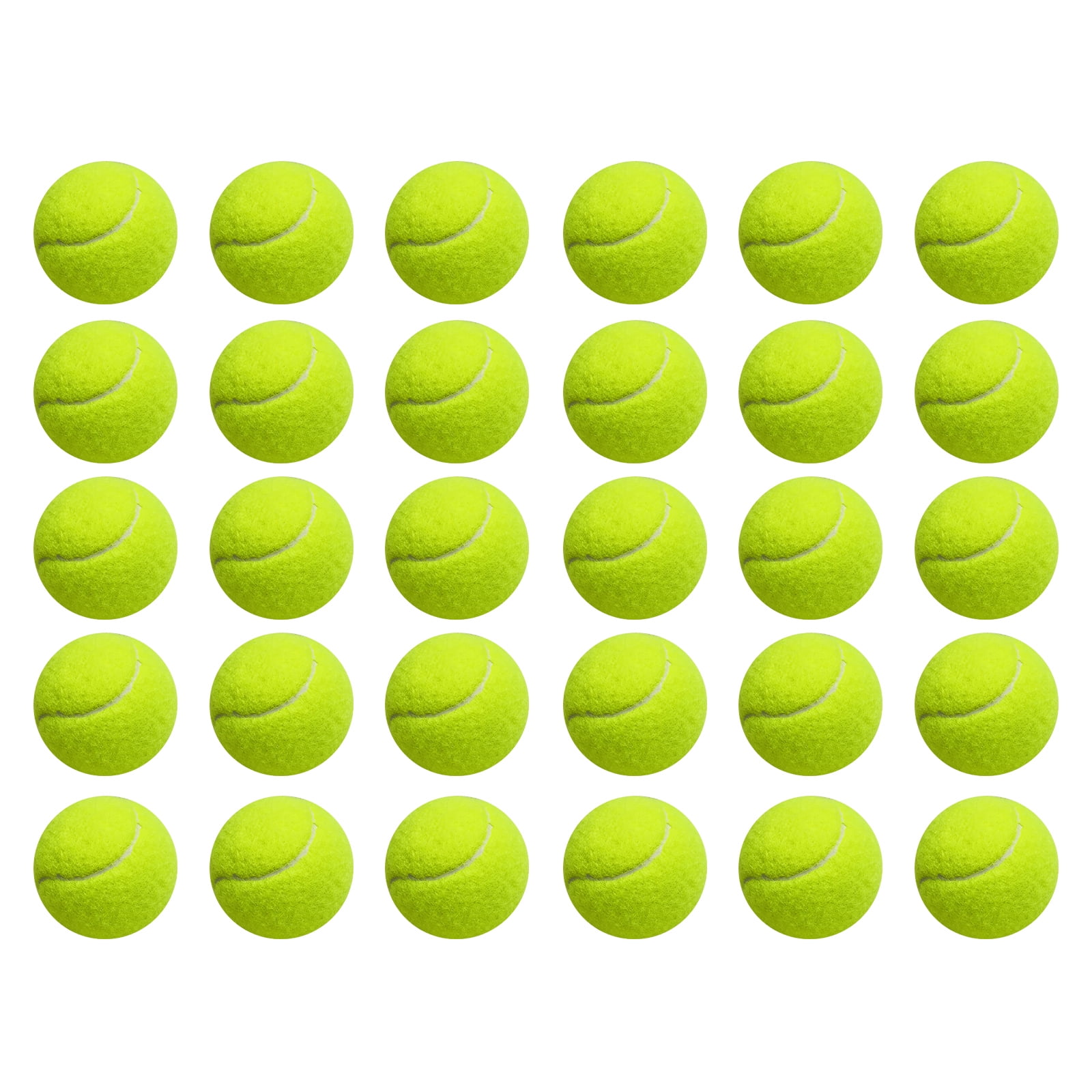 TiooDre 30Pcs Tennis Balls Durable Tennis Balls Pet Toy Tennis Exercise