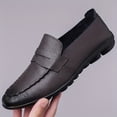 thumbnail image 5 of Men's Thin-Soled Non-Slip Loafers, Slip-On Business Shoes Fashionable Simple, 5 of 9