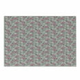 thumbnail image 1 of Floral Cutting Board, Repeating Pattern of Dandelions Gillyflowers on Greyish Background, Decorative Tempered Glass Cutting and Serving Board, Small Size, Multicolor, by Ambesonne, 1 of 1