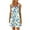 White, variant on IROINNID Women's Shift Dress Hawaiian Sleeveless Sling Beach Dresses Summer Loose Comfy Boho Prints Drop Waist Dress