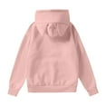 thumbnail image 4 of Women's Oversized Y2K Cute Cat Ear Hooded Sweatshirt, Drop Shoulder Long Sleeve Pullover with Front Pockets, Loose Fit Streetwear Top for Casual Wear, Daily Loungewear and Trendy Fashion Pink XL, 4 of 9