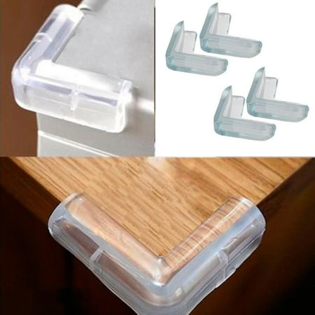 4 Childrens Corner Pattern - 4 Pc Corner Protector Cushion L Shape Child Baby Safety Table Edge Desk Guard !